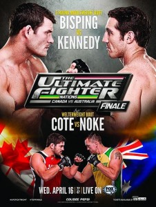 TUF MMA Canada vs Australie
